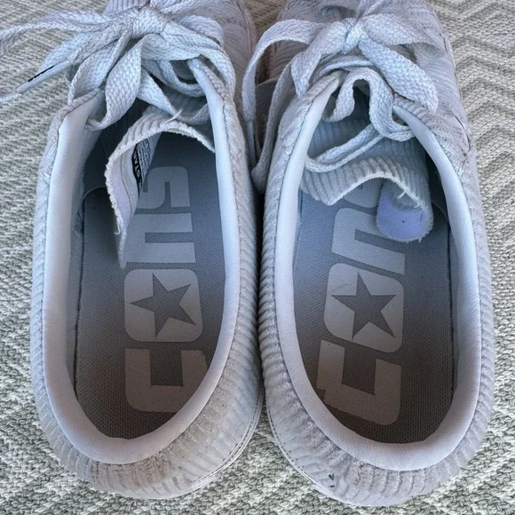 Size M8.5/W10 - Converse One Star Pro Baby Blue Corduroy Shoes‎ Mens - Picture 6 of 10